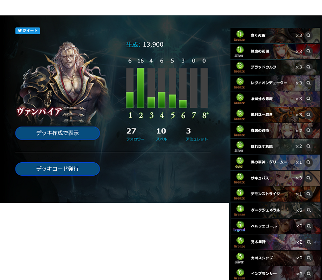 シャドウバース 安い 早い 強い 3拍子揃った現環境復讐アグロヴァンプ アプリゲット