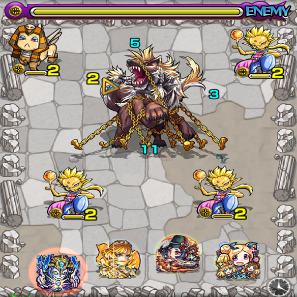 【モンスト】究極クエスト、フェンリルの周回を早くするパーティー紹介