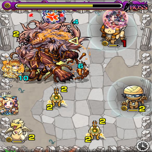 【モンスト】究極クエスト、フェンリルの周回を早くするパーティー紹介