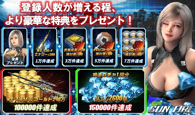 GUN FIRE(ガンファイア)　VOYAGE SYNC GAMES　Selvas　フル3Dガンシューティングゲーム