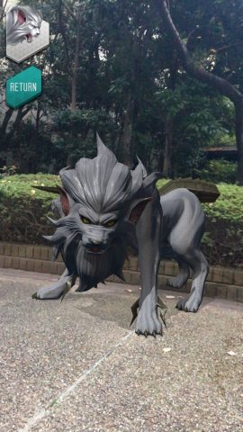 AR機能　女神転生