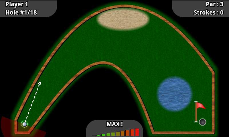 ミニ ゴルフオールド フリー androidアプリスクリーンショット1
