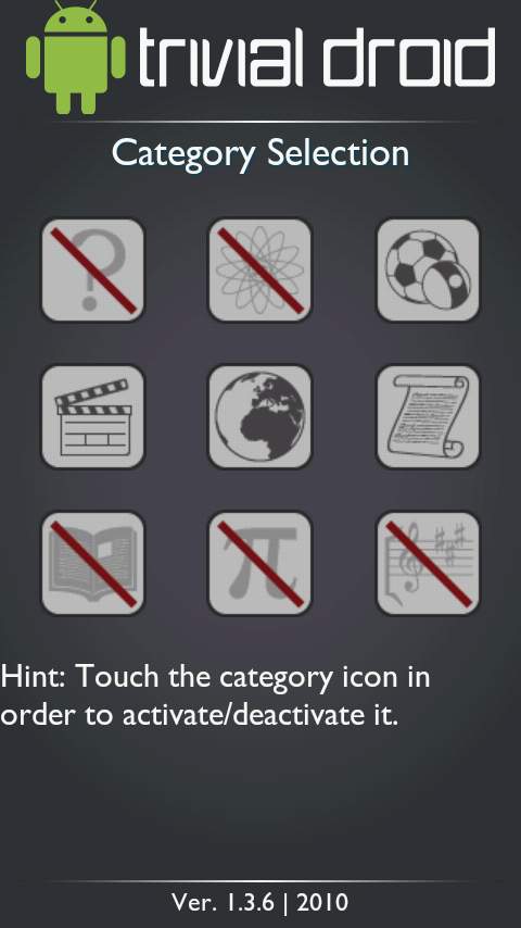 トリビアドロイド（クイズゲーム） androidアプリスクリーンショット3