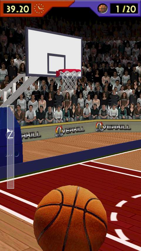 バスケットボール ショット 3Dイメージ