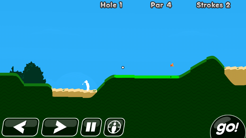 スーパー スティックマン ゴルフ androidアプリスクリーンショット1