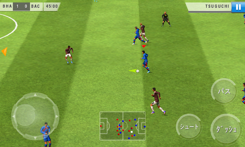 androidアプリ リアルサッカー2013攻略スクリーンショット2