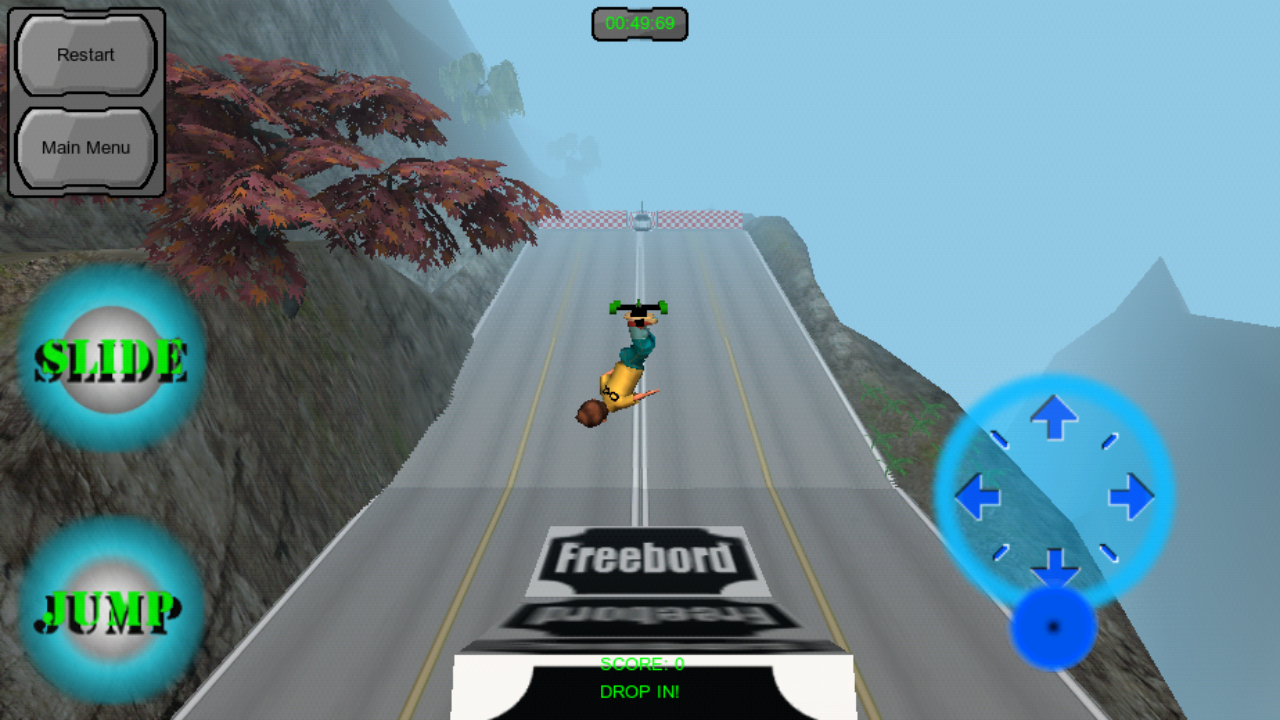 androidアプリ Freebord Snowboard The Streets攻略スクリーンショット4