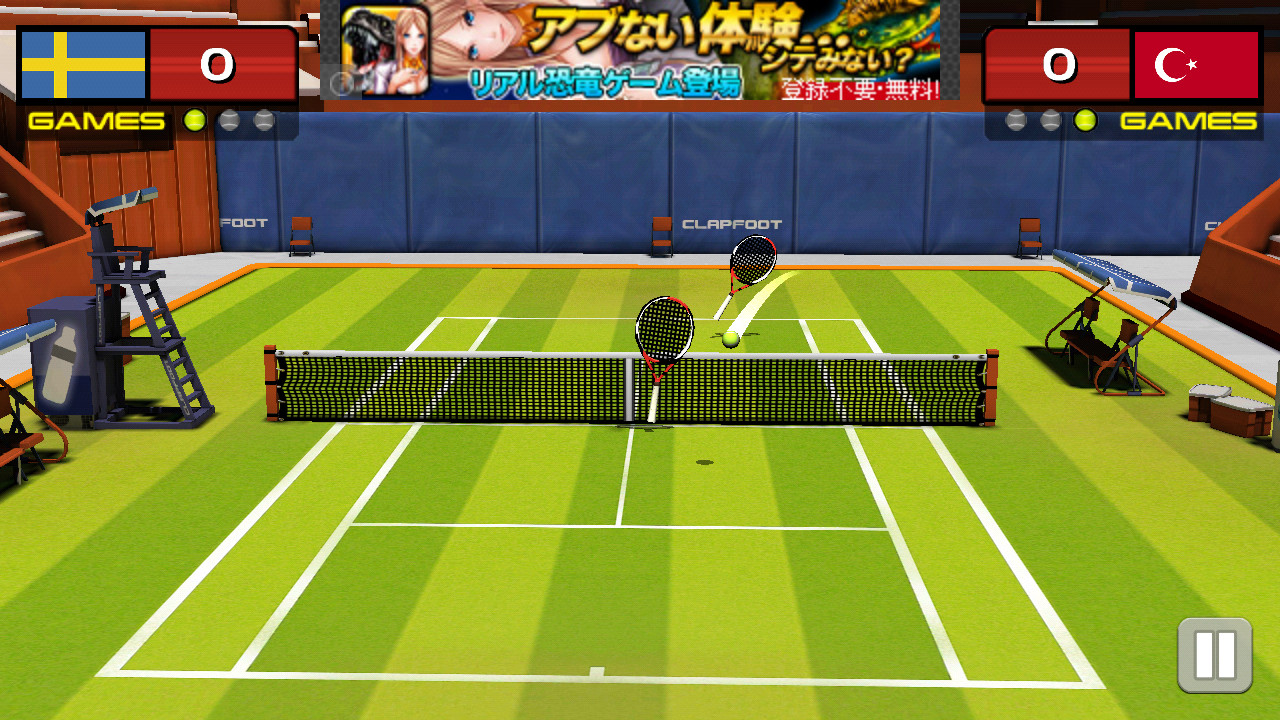 プレイテニス androidアプリスクリーンショット1