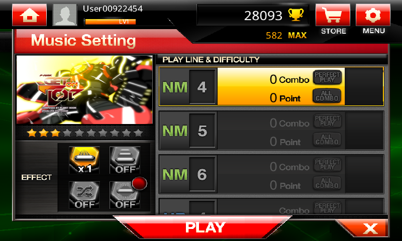 androidアプリ DJMAX RAY by NEOWIZ攻略スクリーンショット1