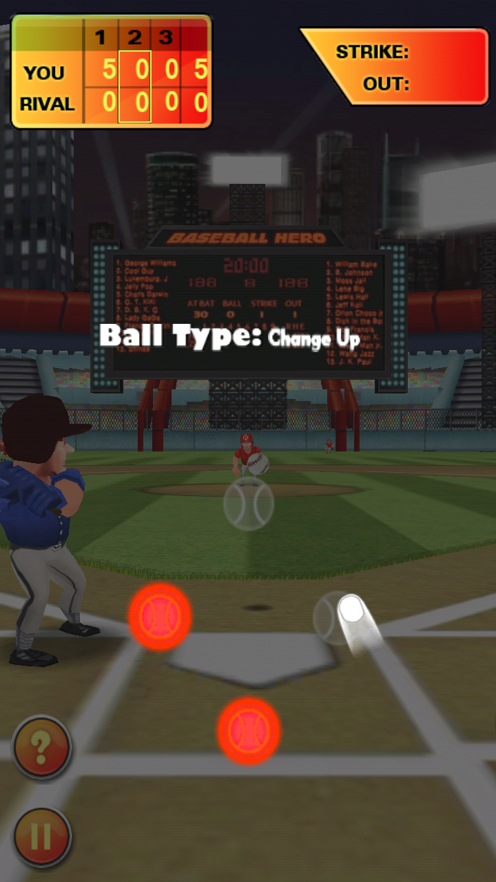 ベースボールヒーロー androidアプリスクリーンショット1