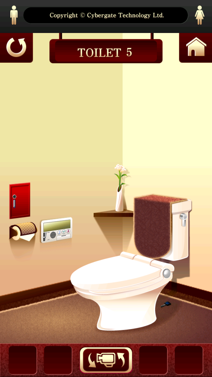 androidアプリ 脱出ゲーム “100 Toilets”攻略スクリーンショット2