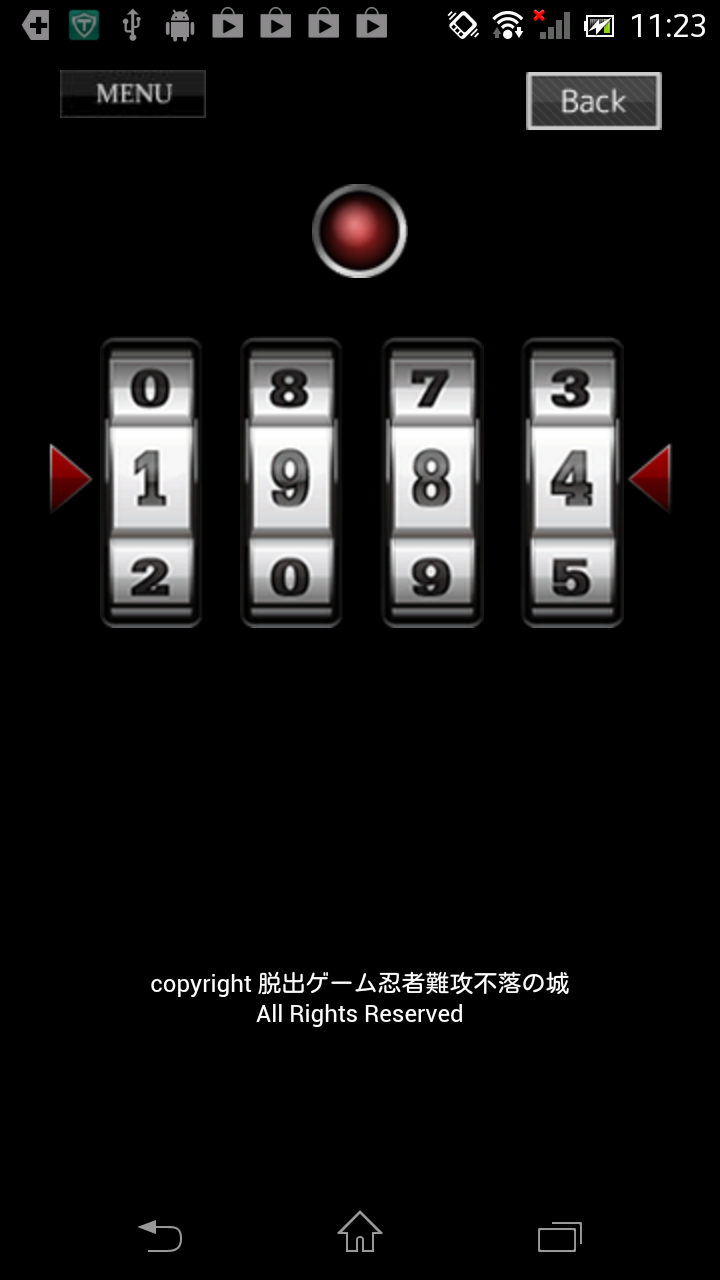 androidアプリ 脱出ゲーム忍者難攻不落の城攻略スクリーンショット5
