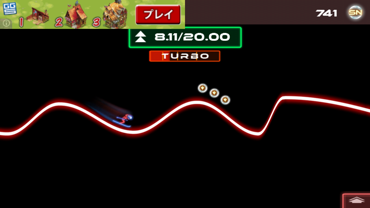 Neon Ski androidアプリスクリーンショット1