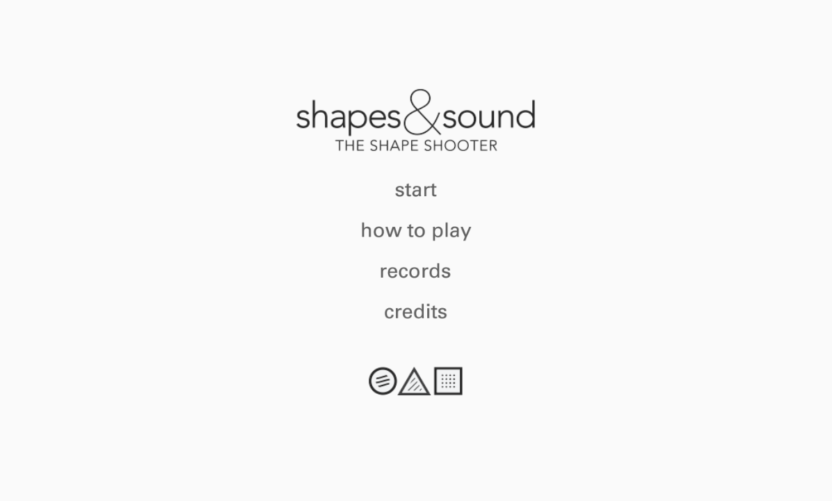 androidアプリ Shapes & Sound:TheShapeShooter攻略スクリーンショット1