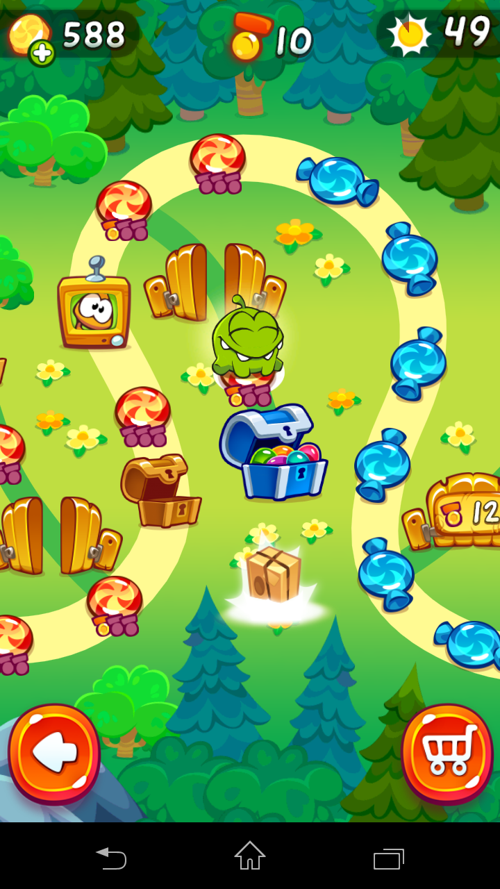 androidアプリ Cut the Rope 2攻略スクリーンショット2