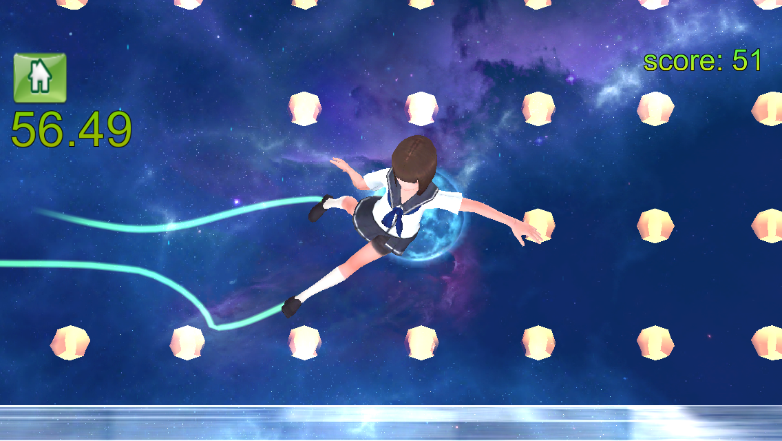 androidアプリ 遊泳少女攻略スクリーンショット3