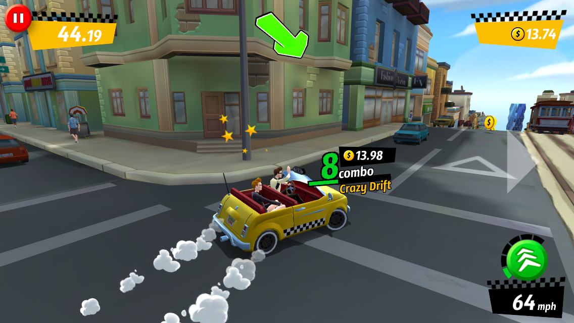Crazy Taxi™: City Rush androidアプリスクリーンショット2
