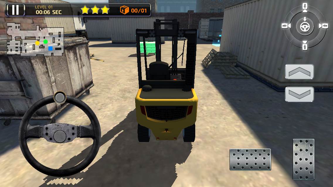 androidアプリ 3D Fork Lift Parking攻略スクリーンショット3