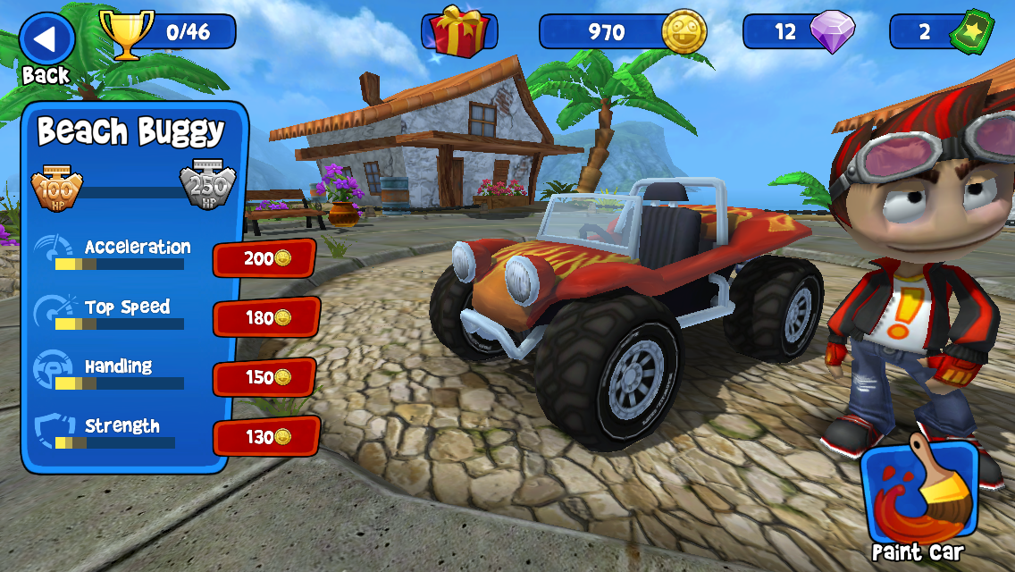 androidアプリ Beach Buggy Racing攻略スクリーンショット1
