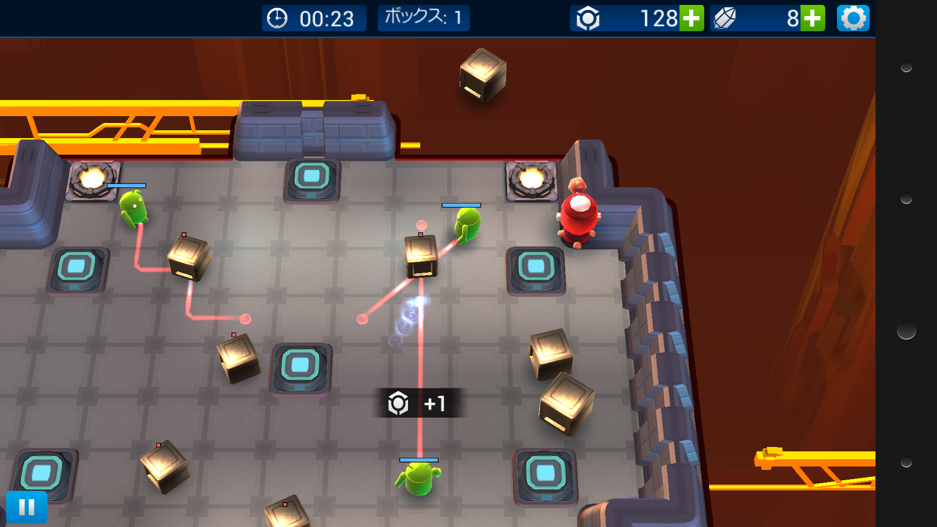 androidアプリ The Bot Squad: Puzzle Battles攻略スクリーンショット3