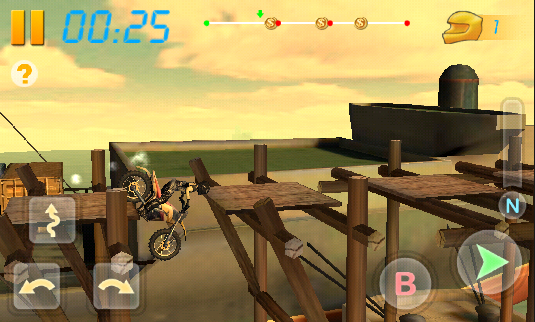androidアプリ バイクレーシング3D - Bike Racing攻略スクリーンショット3