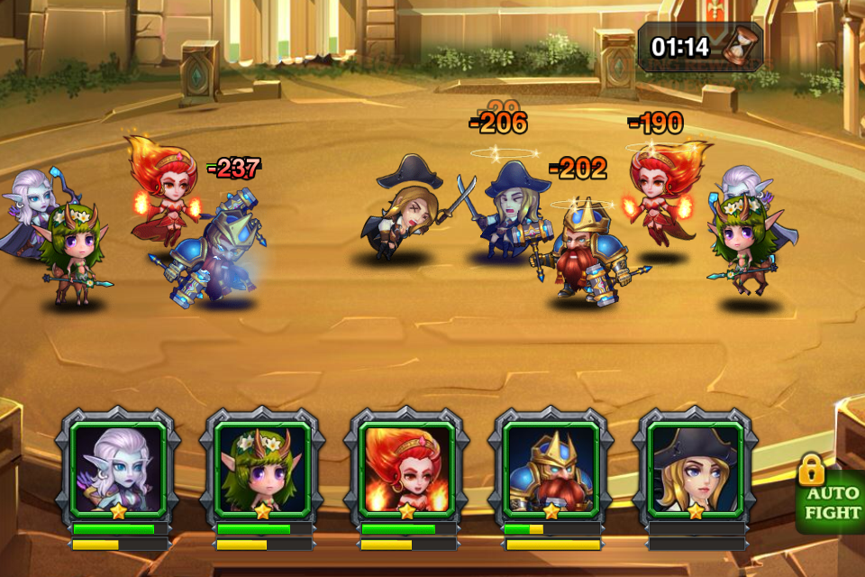 androidアプリ Heroes Charge攻略スクリーンショット3