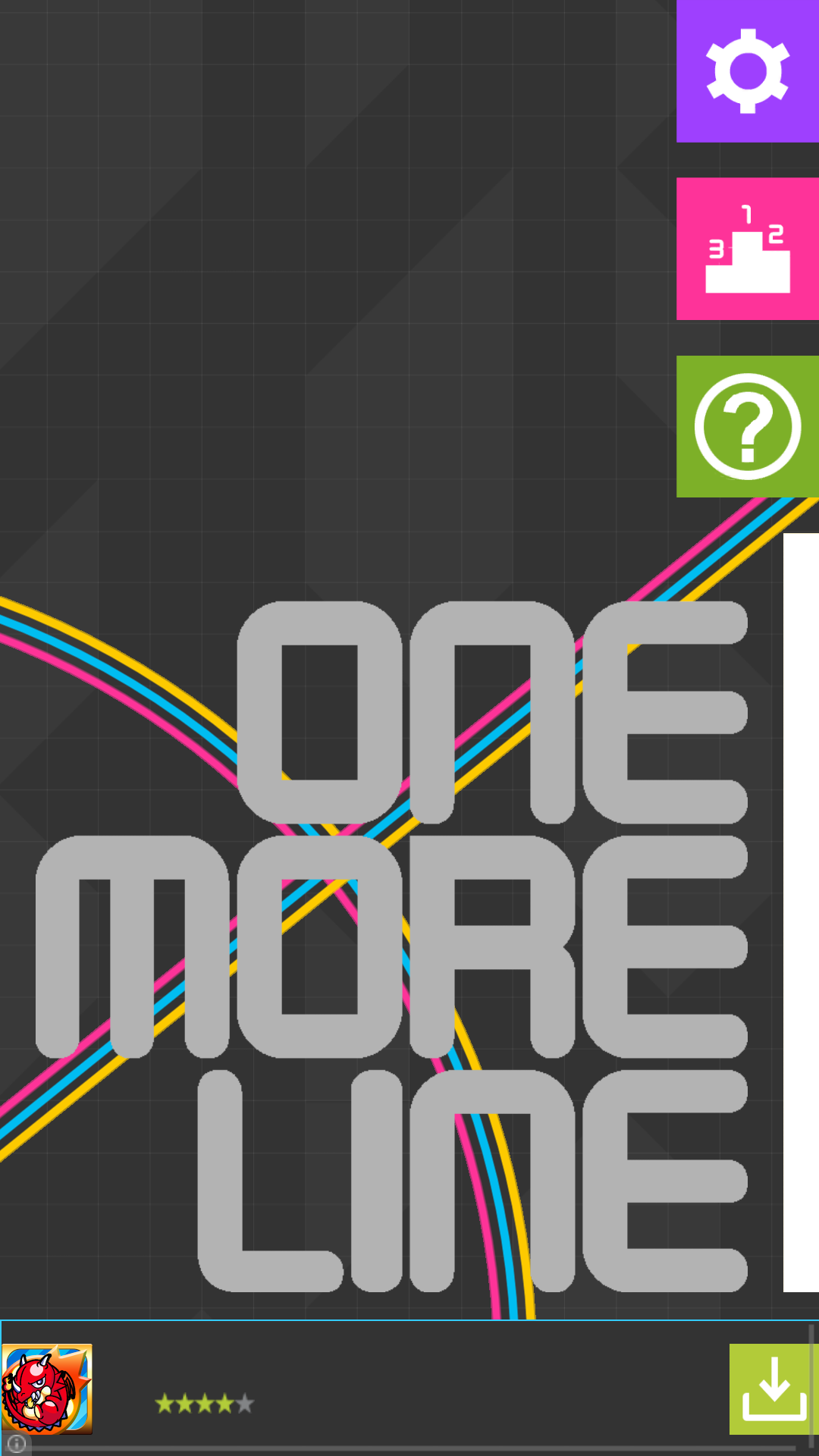 androidアプリ One More Line攻略スクリーンショット1