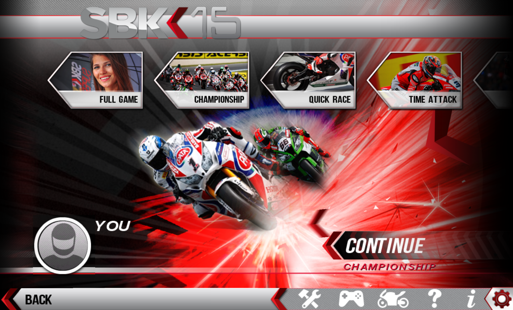 androidアプリ SBK15 Official Mobile Game攻略スクリーンショット1
