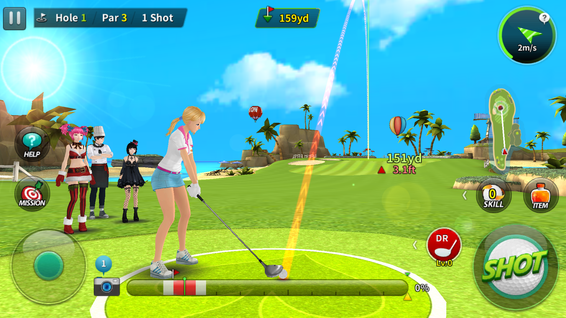 Nice Shot Golf androidアプリスクリーンショット1