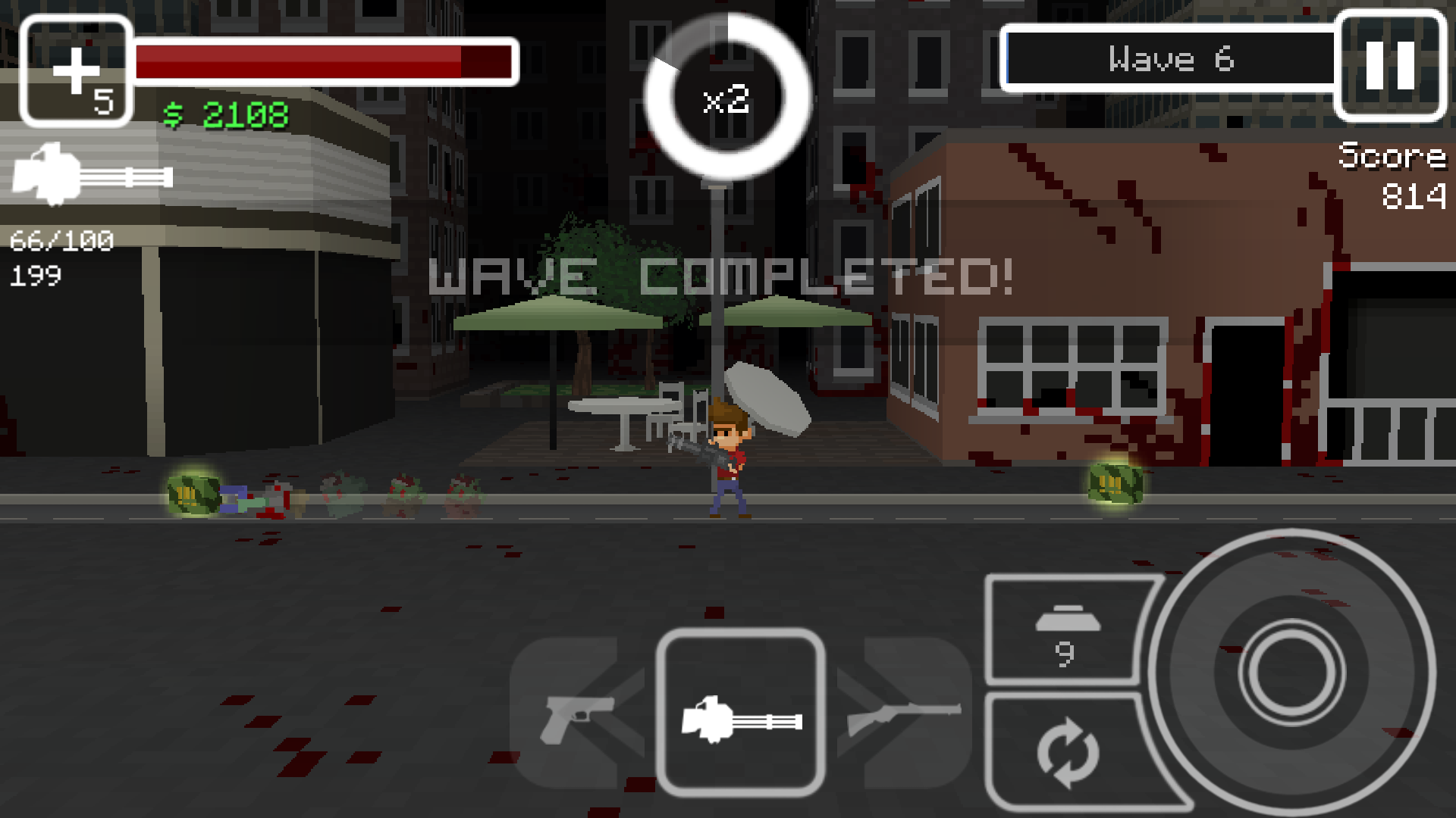 androidアプリ Undead Pixels: Zombie Invasion攻略スクリーンショット5