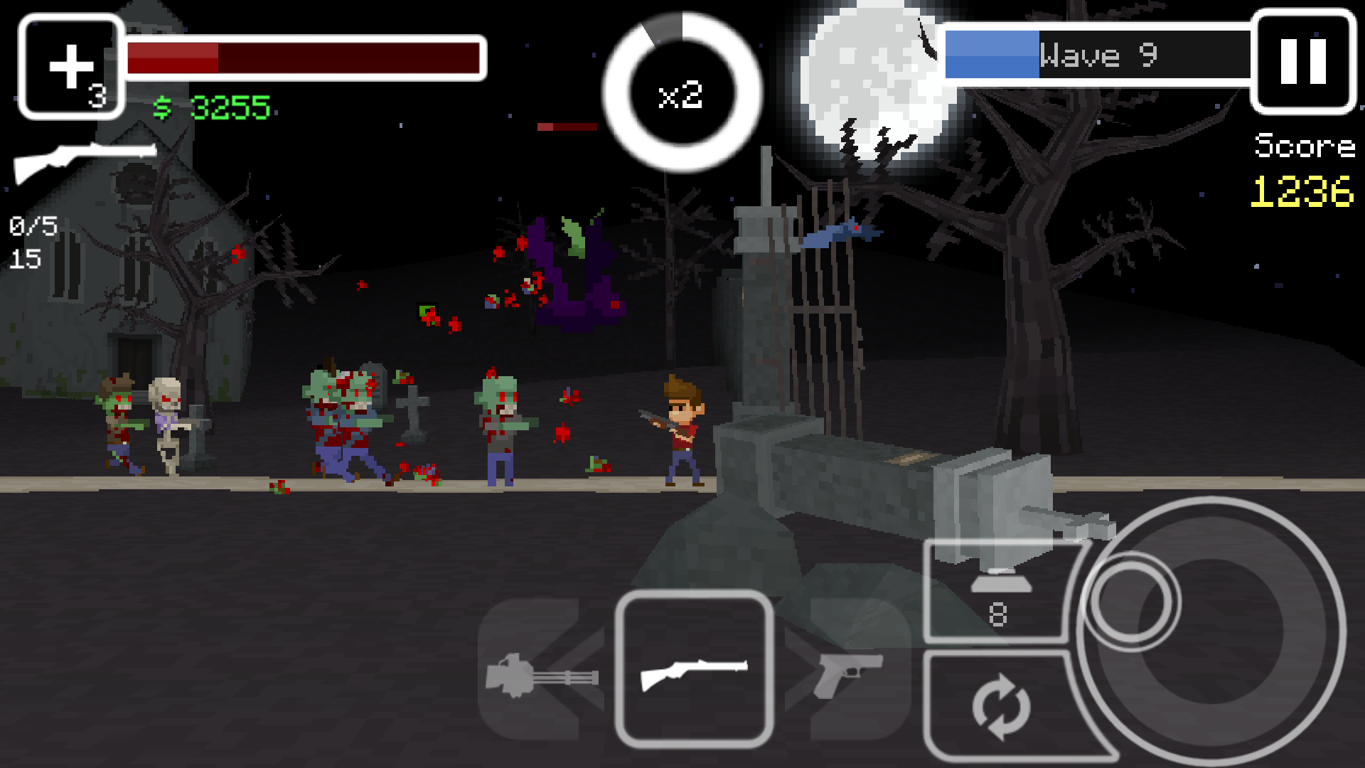 androidアプリ Undead Pixels: Zombie Invasion攻略スクリーンショット6