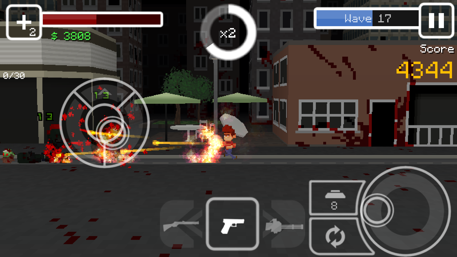 androidアプリ Undead Pixels: Zombie Invasion攻略スクリーンショット7