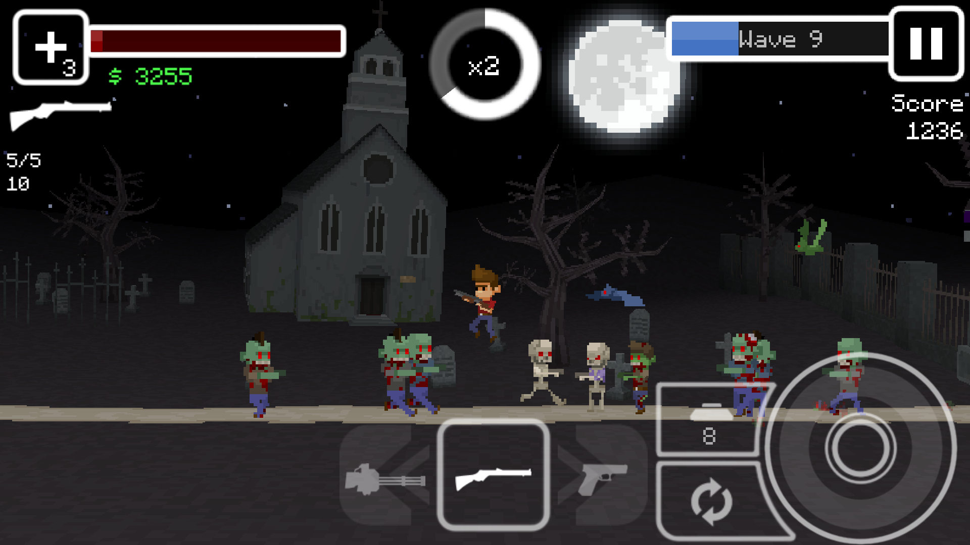 Undead Pixels: Zombie Invasion androidアプリスクリーンショット2