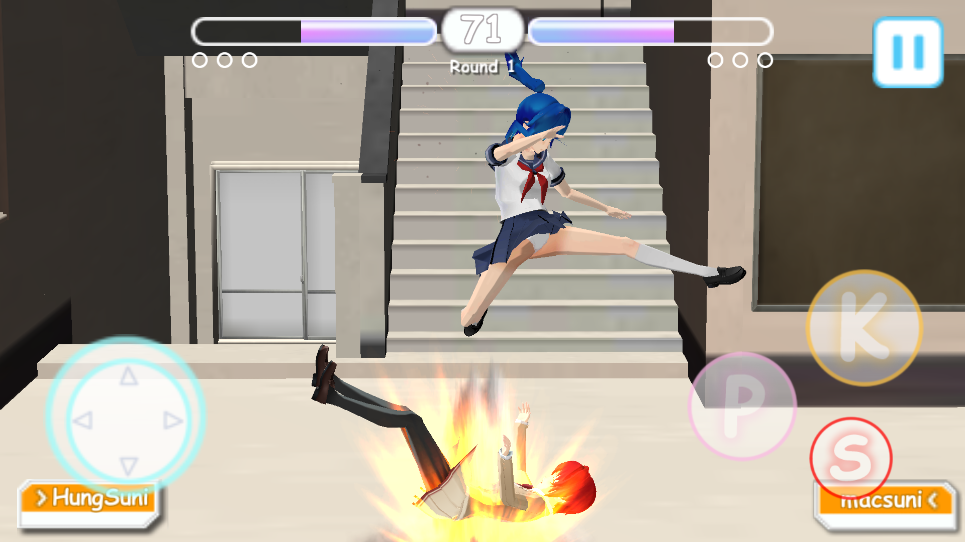 SchoolFighter!! androidアプリスクリーンショット2