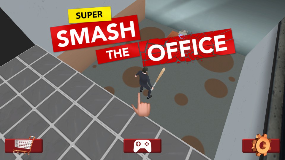 androidアプリ Super Smash the Office（Smashy Office）攻略スクリーンショット1
