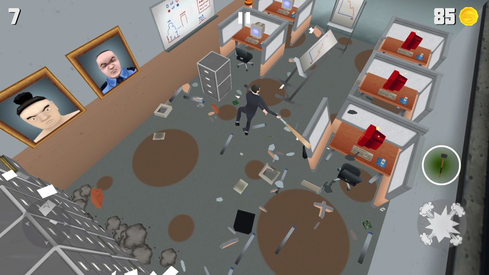 androidアプリ Super Smash the Office（Smashy Office）攻略スクリーンショット3