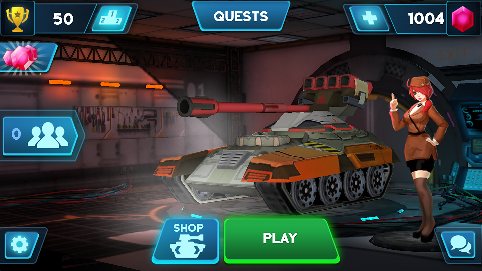 androidアプリ War Tanks攻略スクリーンショット1