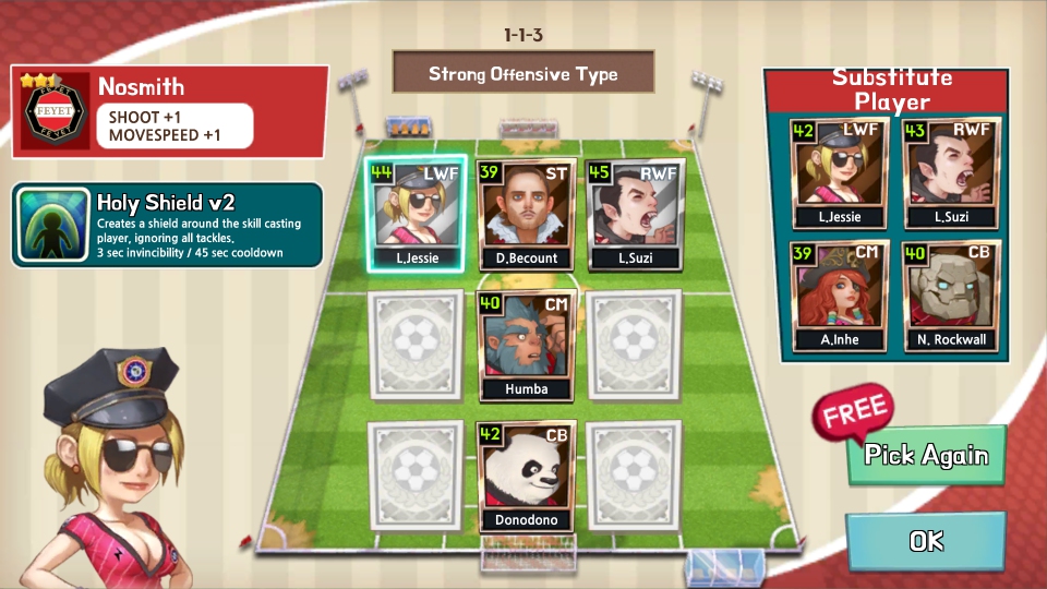 androidアプリ Monster Soccer（モンスターサッカー）攻略スクリーンショット2