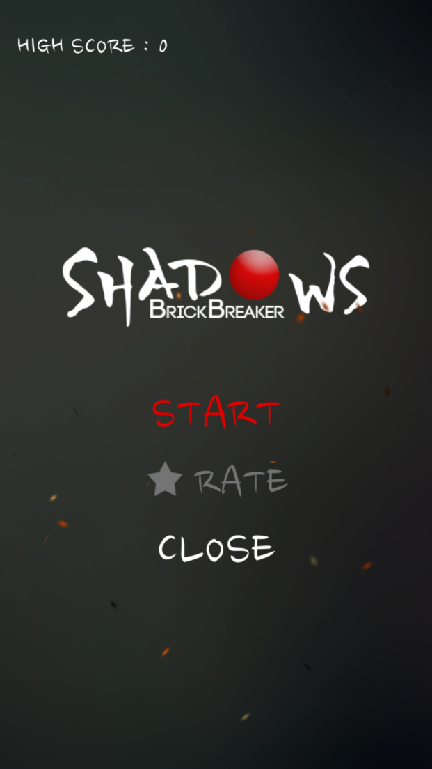 androidアプリ Shadows Brick Breaker攻略スクリーンショット1