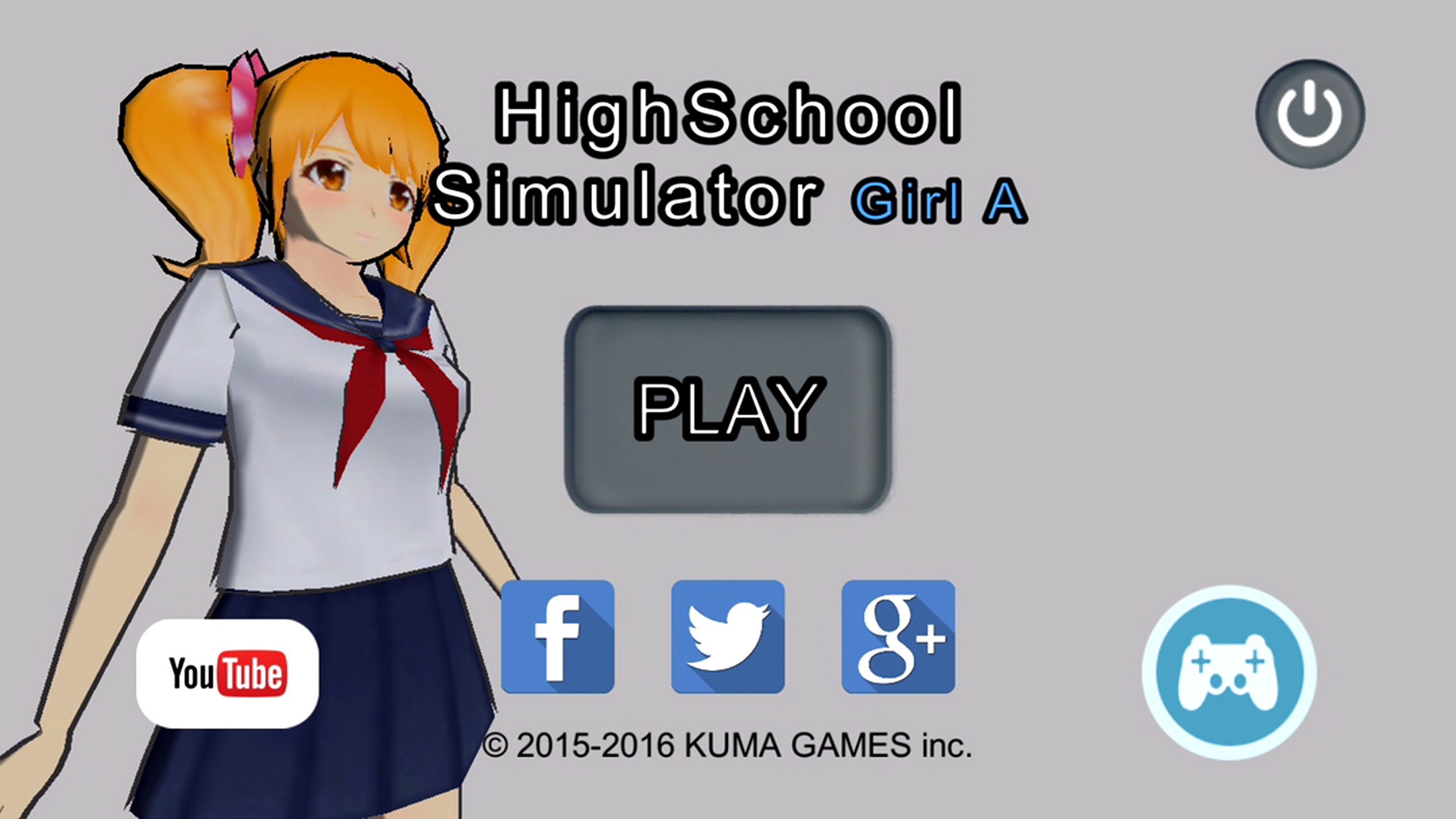 androidアプリ HighSchool Simulator GirlA攻略スクリーンショット1