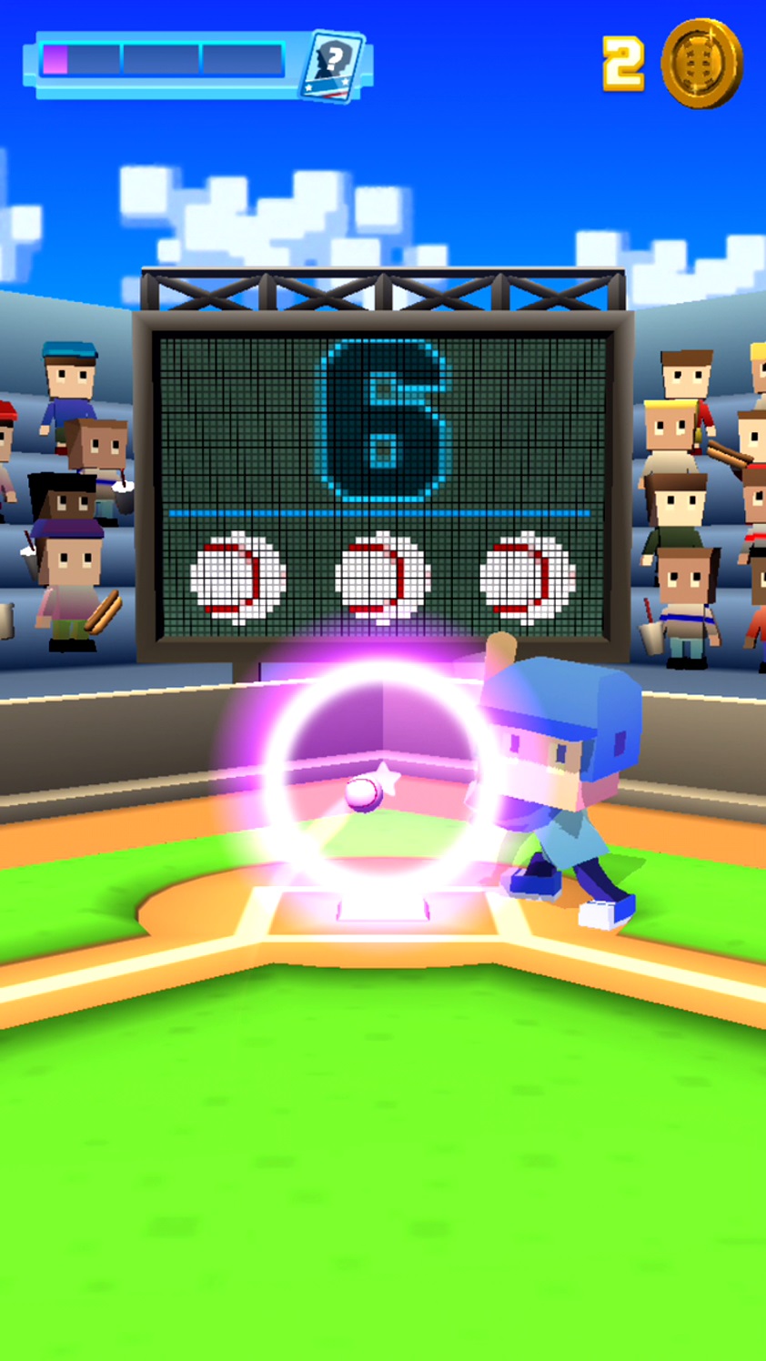androidアプリ Blocky Baseball攻略スクリーンショット3