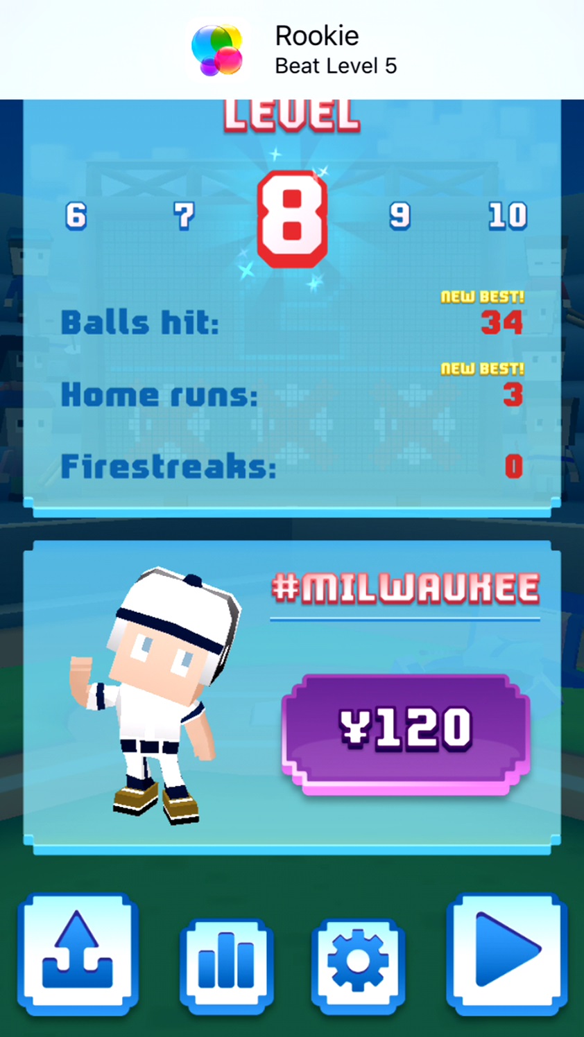 androidアプリ Blocky Baseball攻略スクリーンショット5