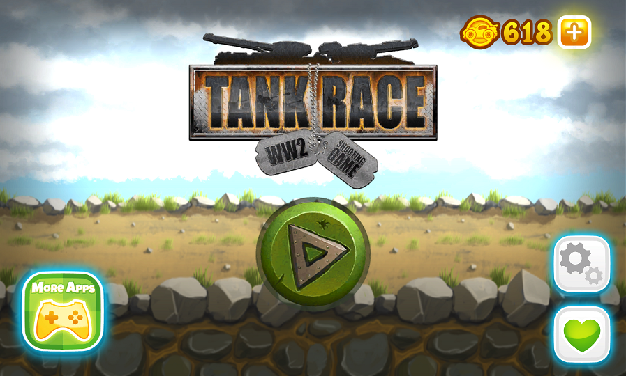 androidアプリ Tank Race: WW2 Shooting Game攻略スクリーンショット1