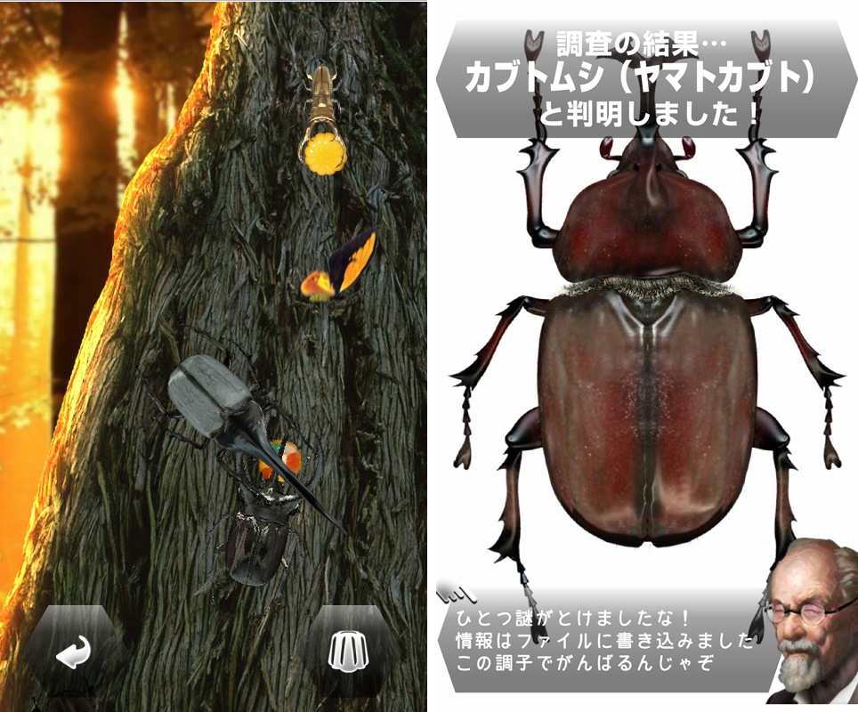 世界の昆虫採集ライト androidアプリスクリーンショット2