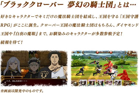 ブラッククローバー 夢幻の騎士団