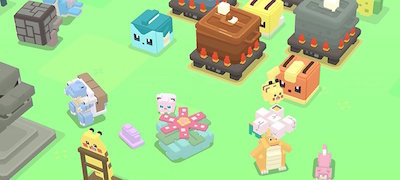 全部が“しかくい”世界でポケモンたちと冒険するセミオートバトルRPG！島を自分好みにデコレーション！