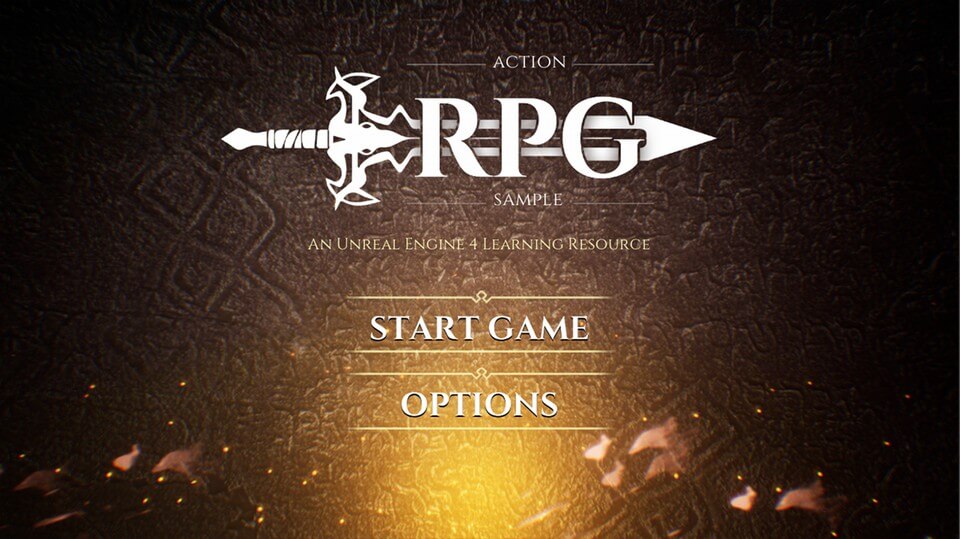 Action RPG Game Sample レビュー