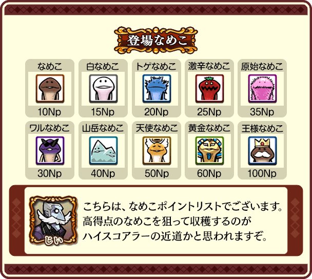 なめこうぉーず