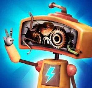 充電された小さなロボット