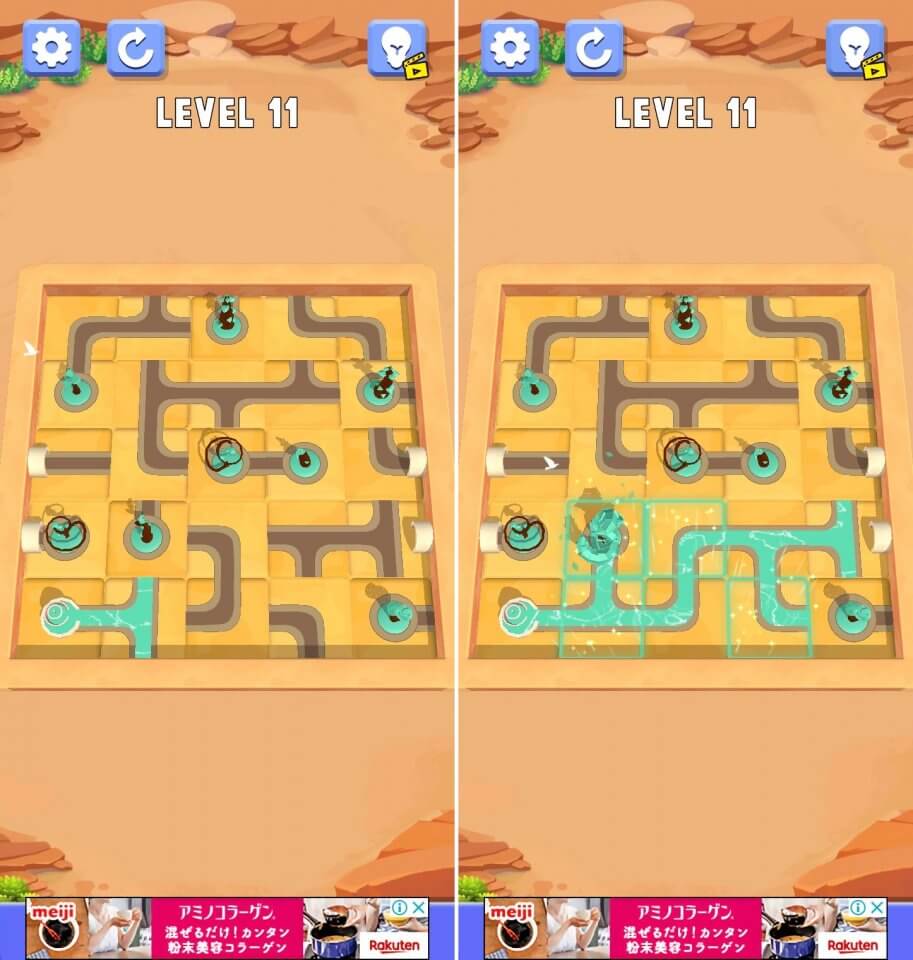 Water Connect Puzzleレビュー画像